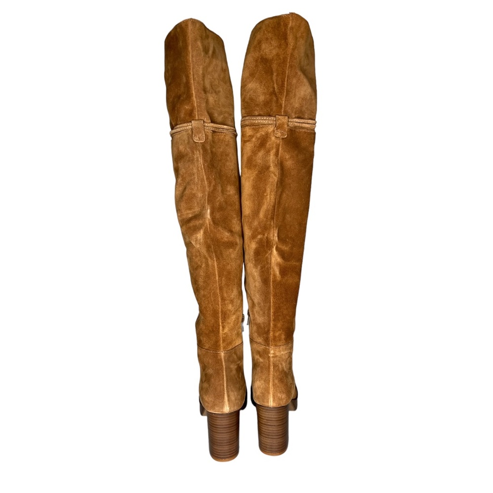 Free People Cognac Brown Echo Platform Over the Knee Boots - Picture 6 of 11